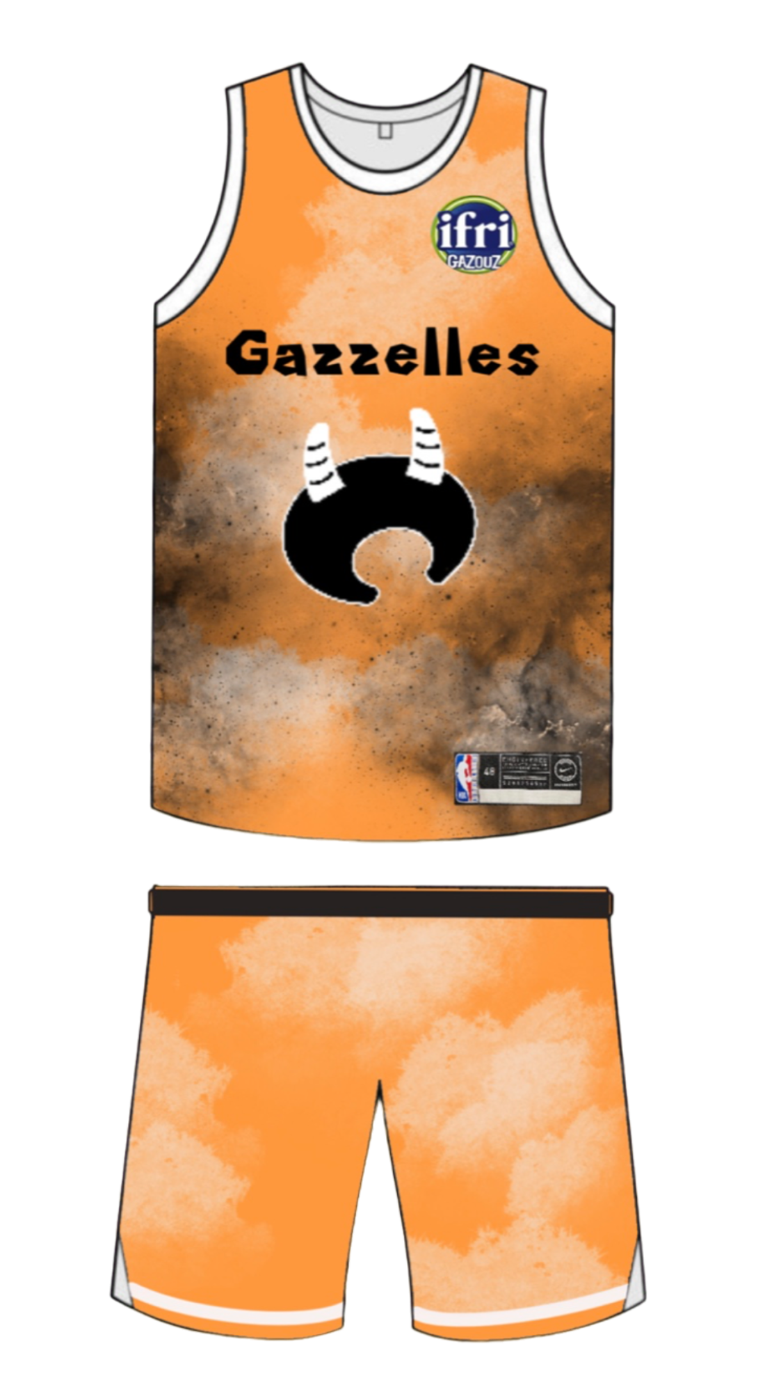 Gazelles away shirt